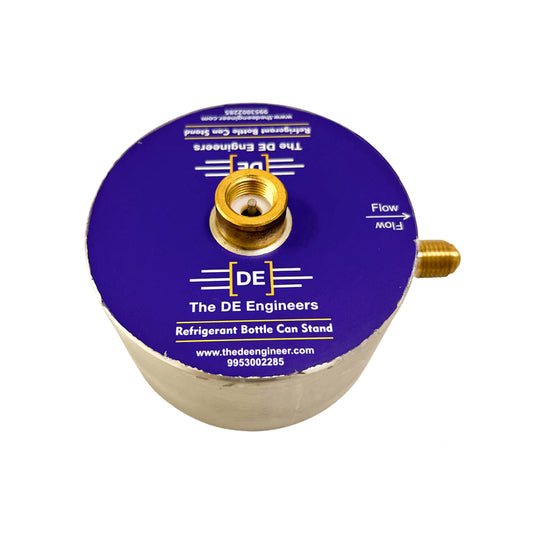 Refrigerant Bottle Can Stand With Charging Line (Flat surface 650g)