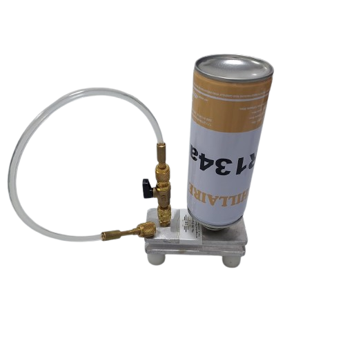 Gas Can Stand with Charging Line