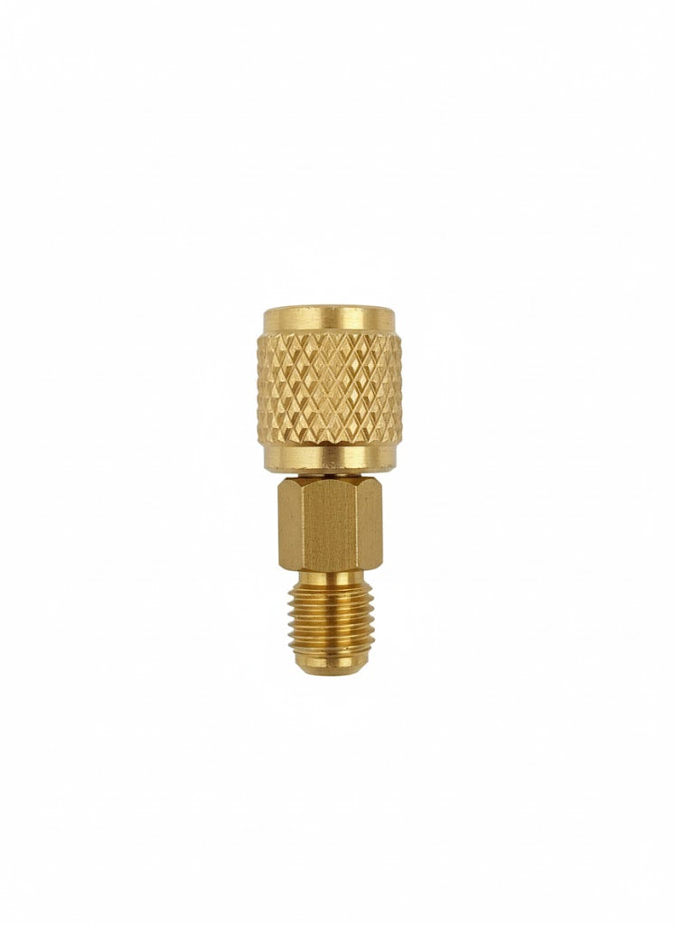 Adapter M 5/16 X F1/4 SAE Fit for Air Conditioning Fit for R32 R410a