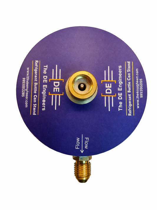 Refrigerant Bottle Can Stand With Charging Line