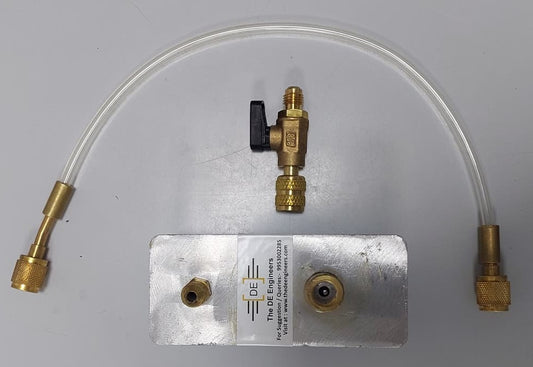 Gas Can Stand with  Charging Line
