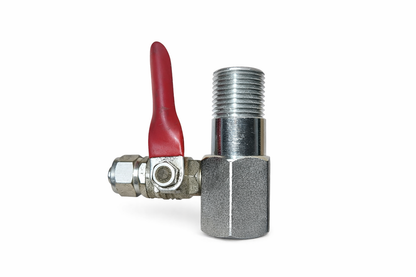 Brass mini ball valve and connector