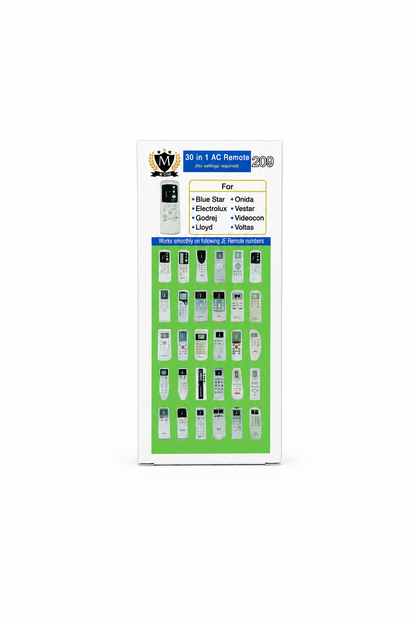 M STAR 30 in 1 AC Remote, model 209