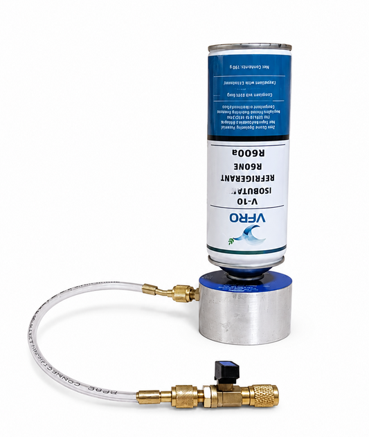 Refrigerant Bottle Can Stand With Charging Line (Flat surface 650g)