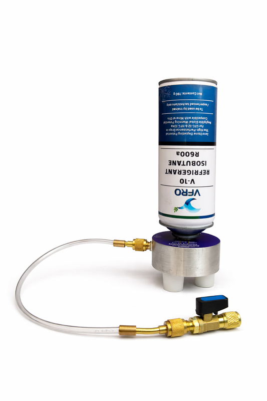 Refrigerant Bottle Can Stand With Charging Line