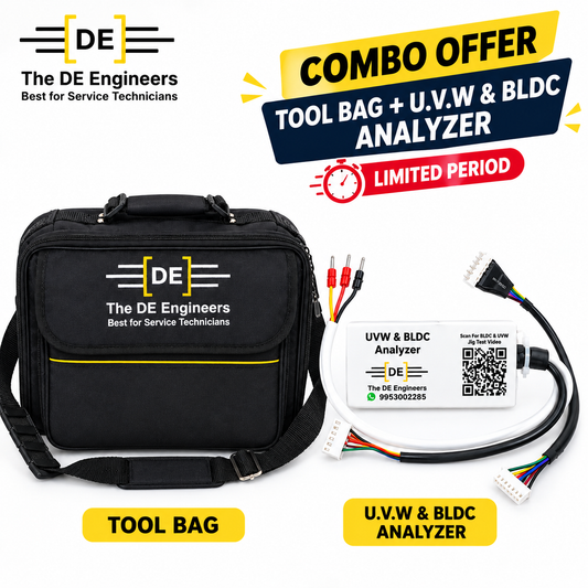 Tool Bag + UVW & BLDC Analyzer Combo