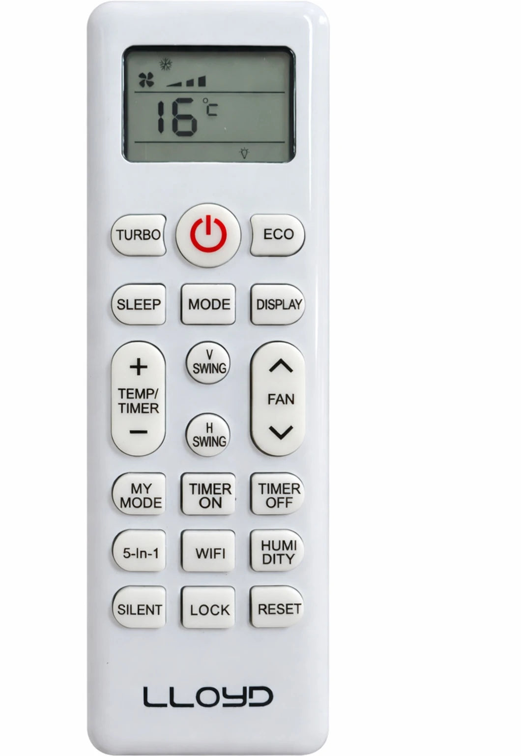 Lloyd AC Remote Model AC-253