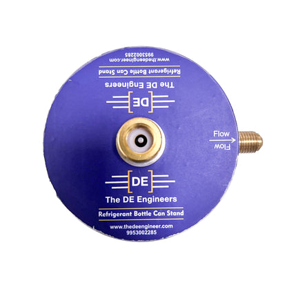 Refrigerant Bottle Can Stand With Charging Line