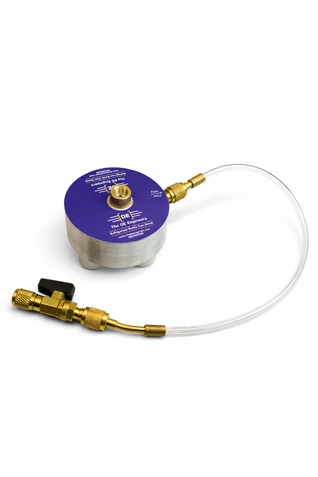 Refrigerant Bottle Can Stand With Charging Line
