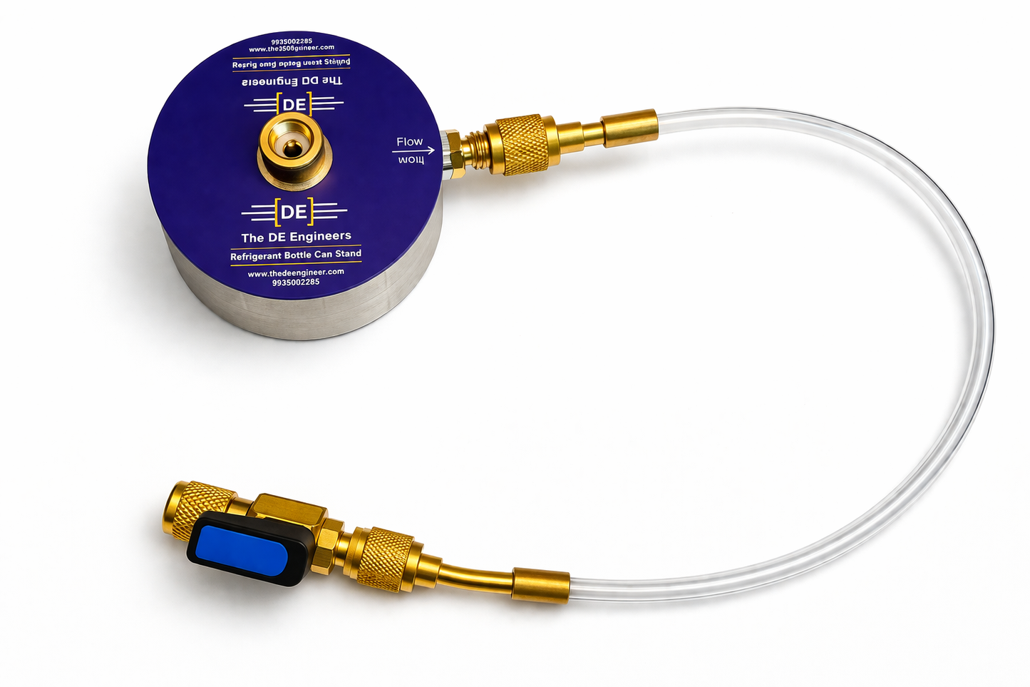 Refrigerant Bottle Can Stand With Charging Line