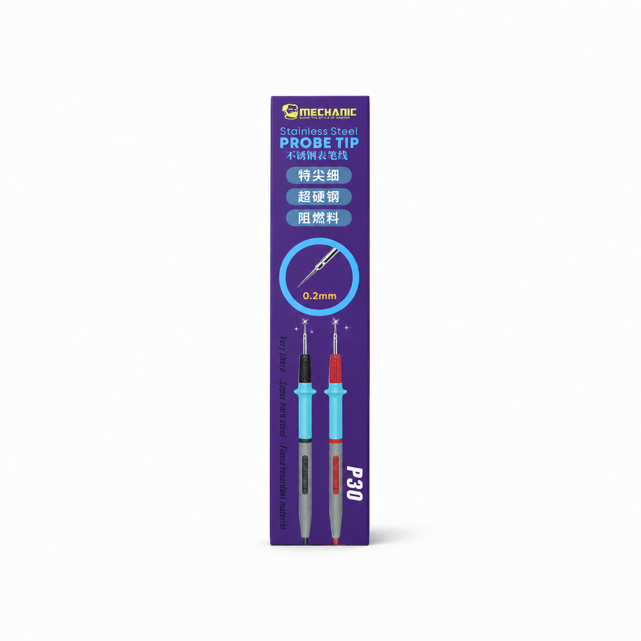 Mechanic P30 stainless steel probe tip set for multimeters